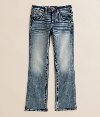 Buckle Black Boys - Nine Jr. Boot Stretch Jean front view