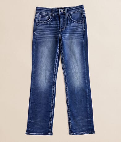 Buckle Black Boys - Nine Jr. Straight Stretch Jean front view