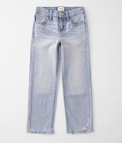 BKE Girls - Mid-Rise Cropped Straight Stretch Jean front view