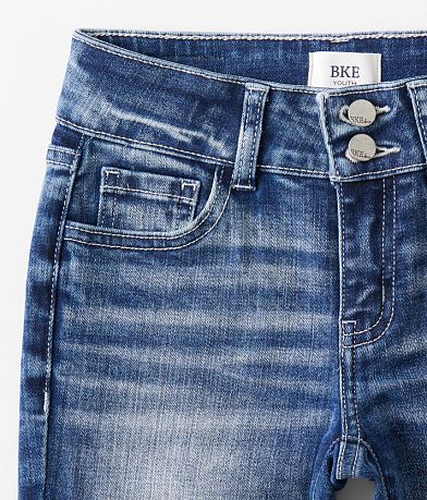 BKE Girls - Mid-Rise Boot Stretch Jean misc detail 1 view
