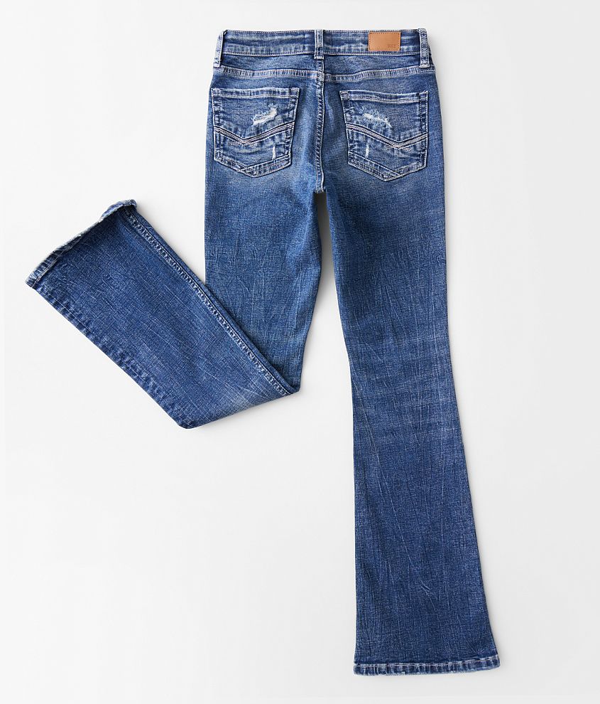 Girls - Mid-Rise Tailored Boot Stretch Jean front view