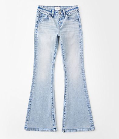 BKE Girls - Mid-Rise Flare Stretch Jean front view