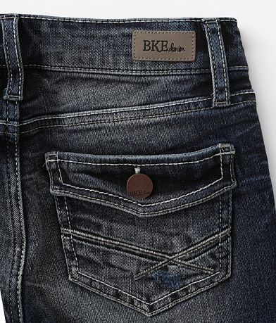 BKE Girls - Mid-Rise Boot Stretch Jean back pocket view