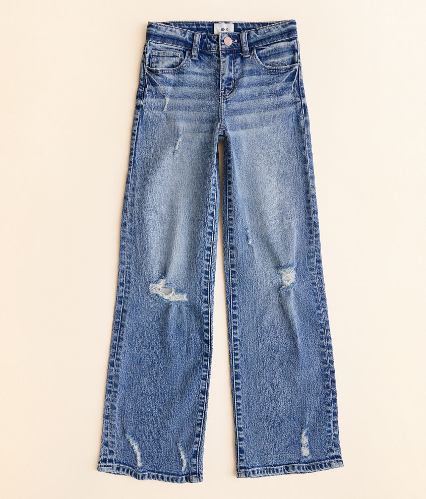 Girls - BKE Mini Billie Wide Leg Stretch Jean front view