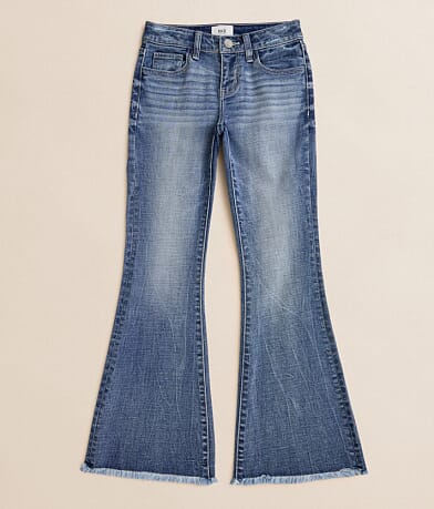 BKE Girls - Mid-Rise Flare Stretch Jean front view