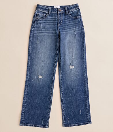 BKE Girls - Mini Taylor Low Slung Baggy Stretch Jean front view