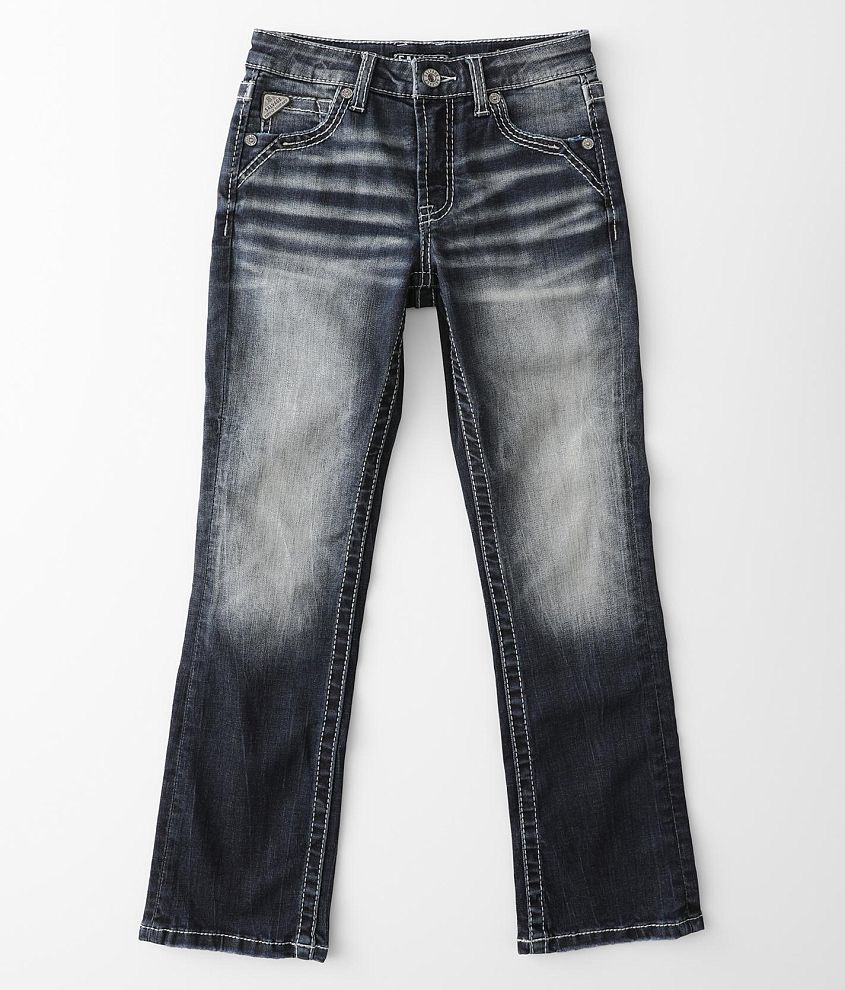 Boys - Salvage Chaos Boot Stretch Jean front view