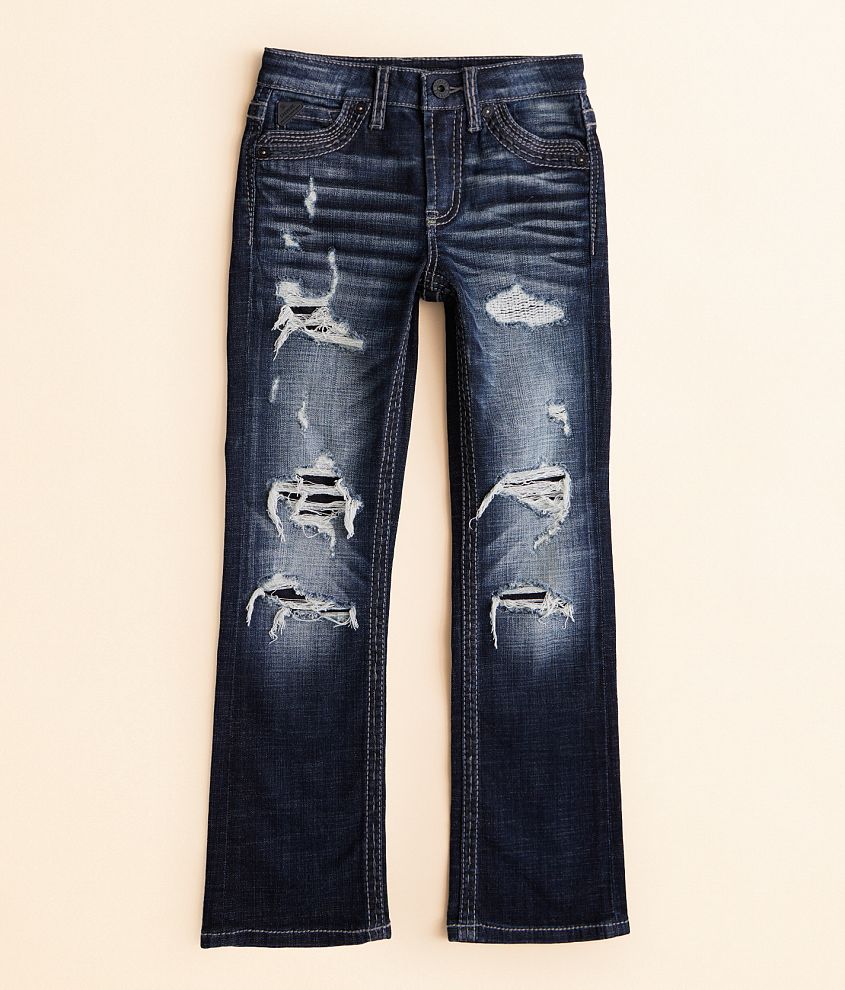 Boys - Salvage Chaos Boot Stretch Jean front view