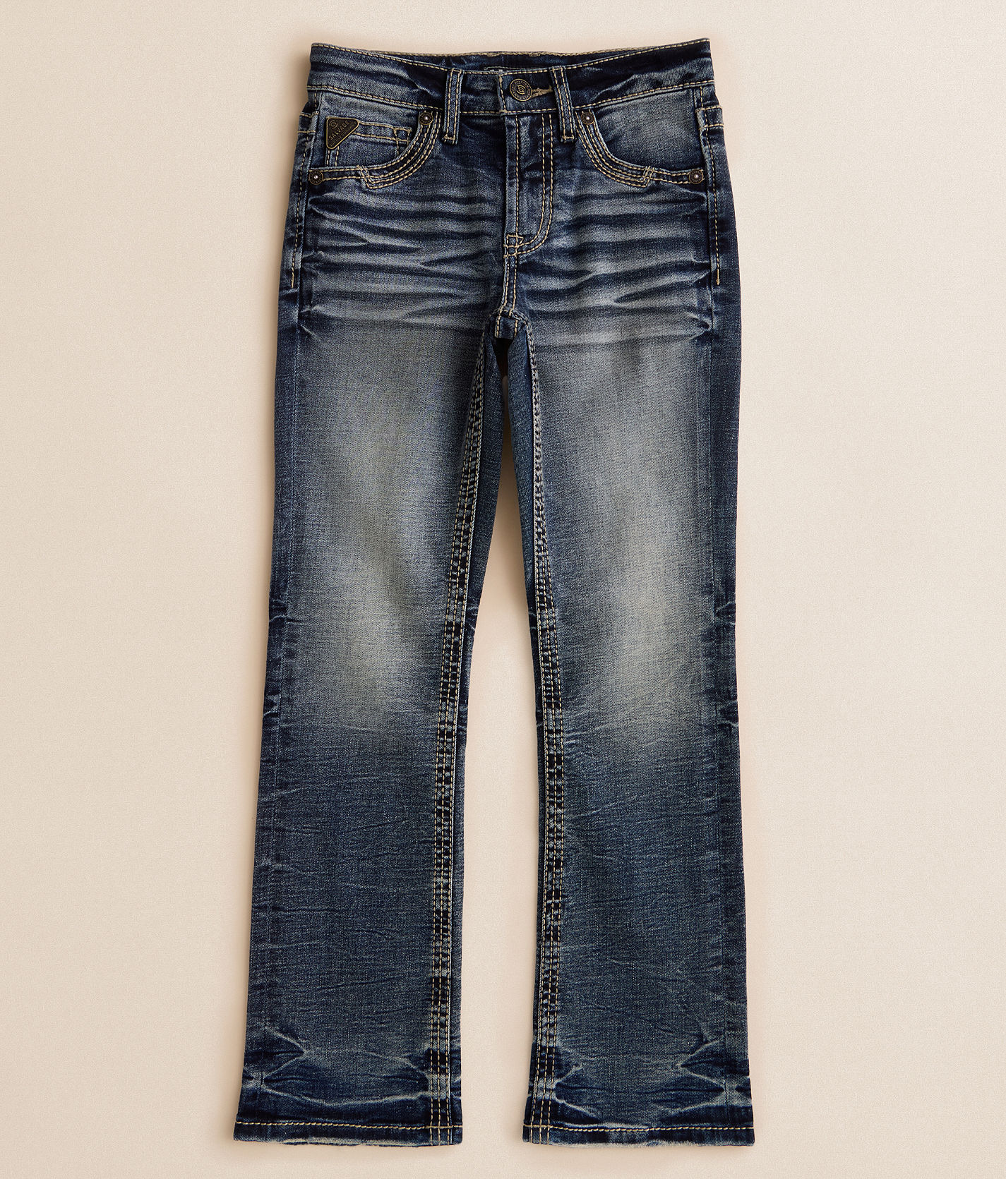 パンツ BELVET Cracked knee denim Cracked knee denim – BELVET