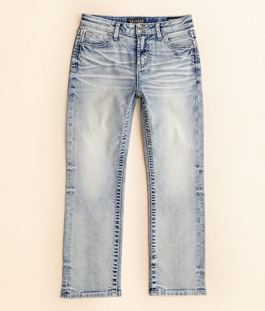 Boys - Salvage Madness Straight Stretch Jean front view