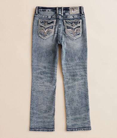 Salvage Boys - Anarchy Jr. Straight Stretch Jean back view