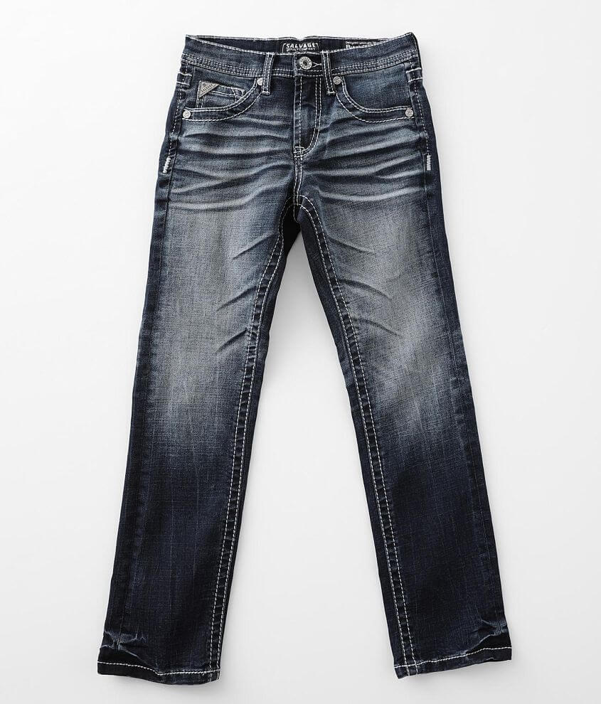 Boys - Salvage Reckless Straight Stretch Jean - Boy's Jeans in Cicada ...