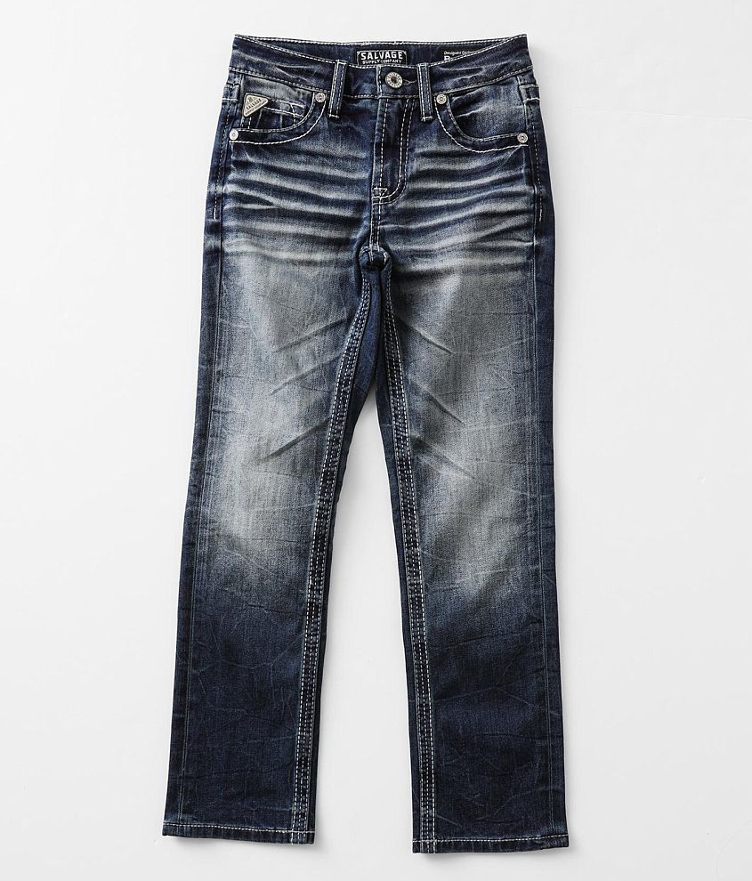 Boys - Salvage Reckless Straight Stretch Jean front view