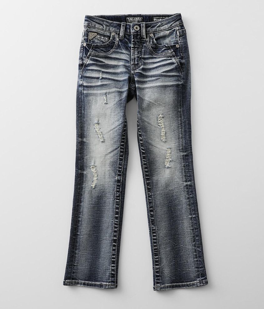 Boys - Salvage Reckless Straight Stretch Jean front view