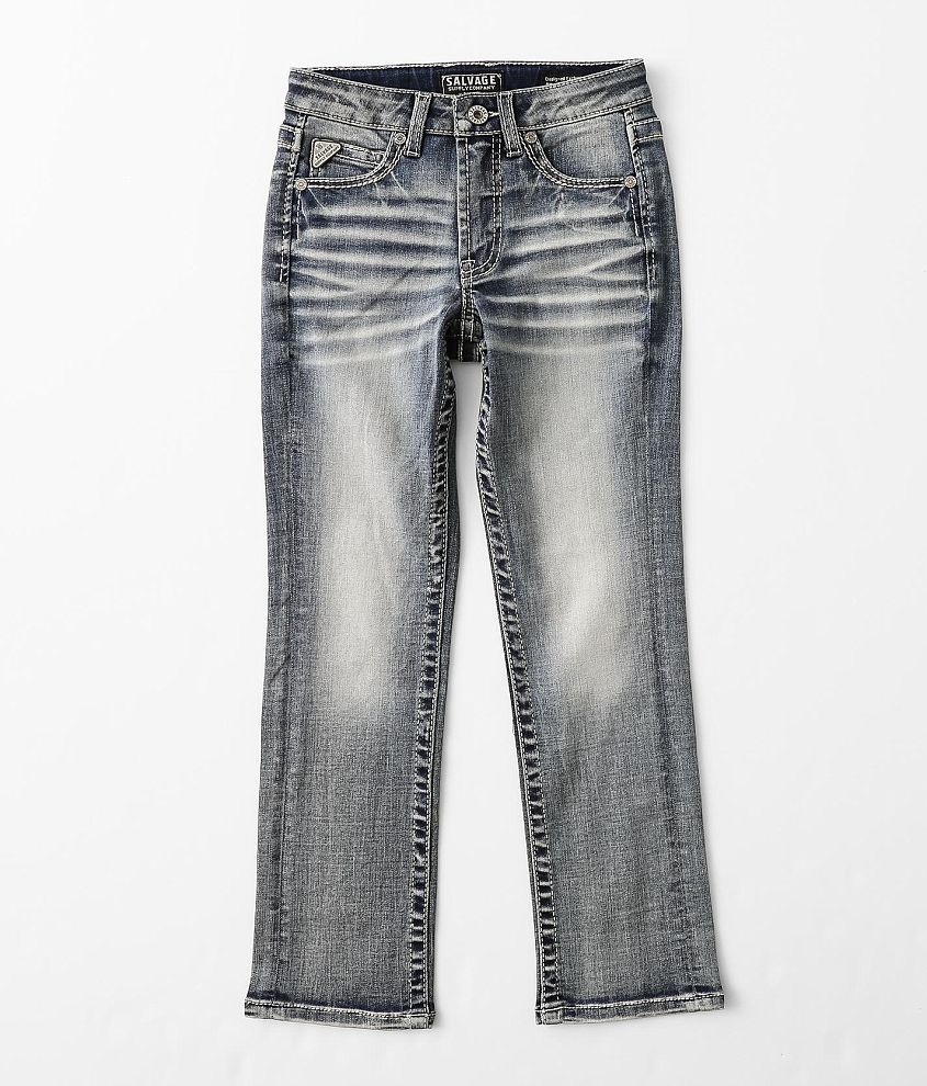 Boys - Salvage Reckless Straight Stretch Jean front view