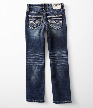 Salvage Boys - Reckless Straight Stretch Jean back view