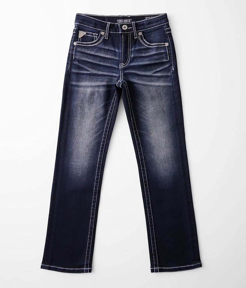 Boys - Salvage Reckless Straight Stretch Jean front view