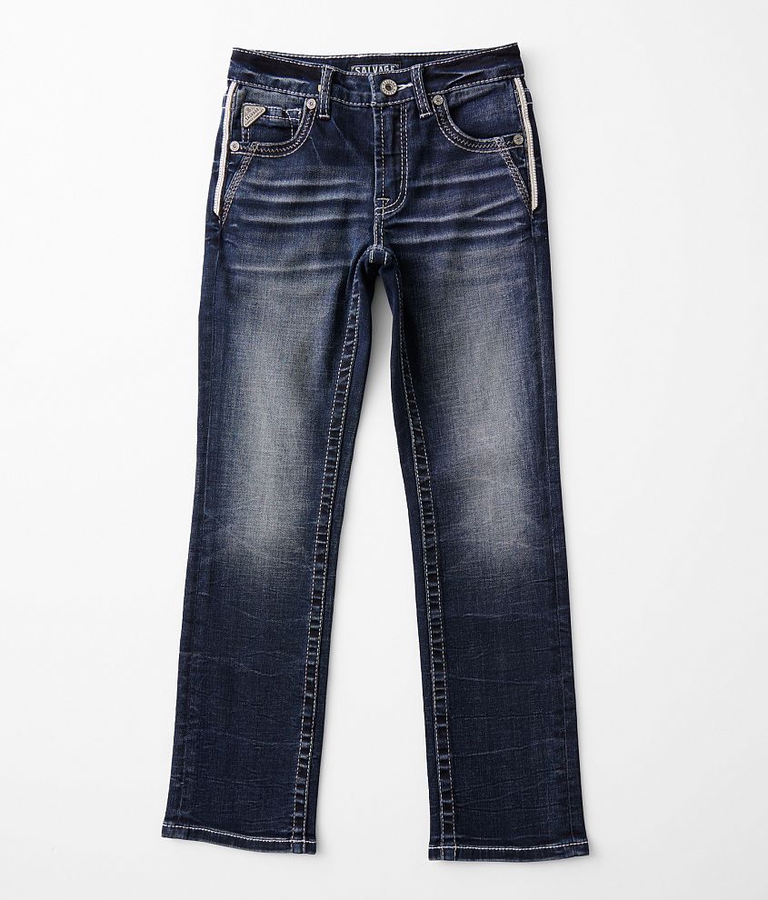 Boys - Salvage Reckless Straight Stretch Jean front view