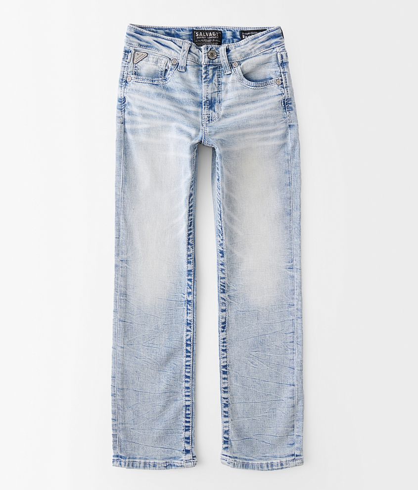 Boys - Salvage Reckless Straight Stretch Jean front view