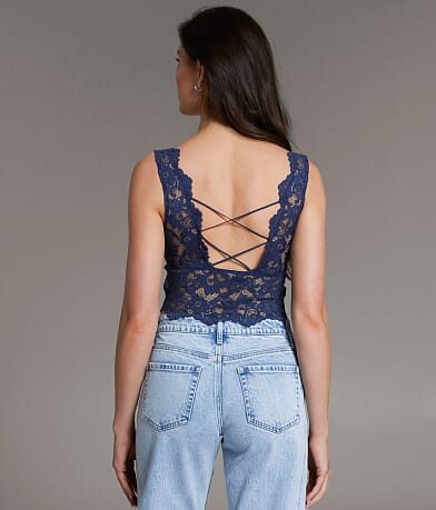 Floral Lace Full Coverage Bralette thumbnail 2