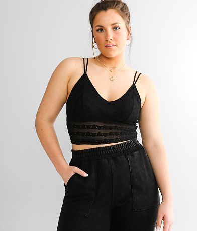 BKEssentials Textured Mesh Bralette MISC_DETAIL_1