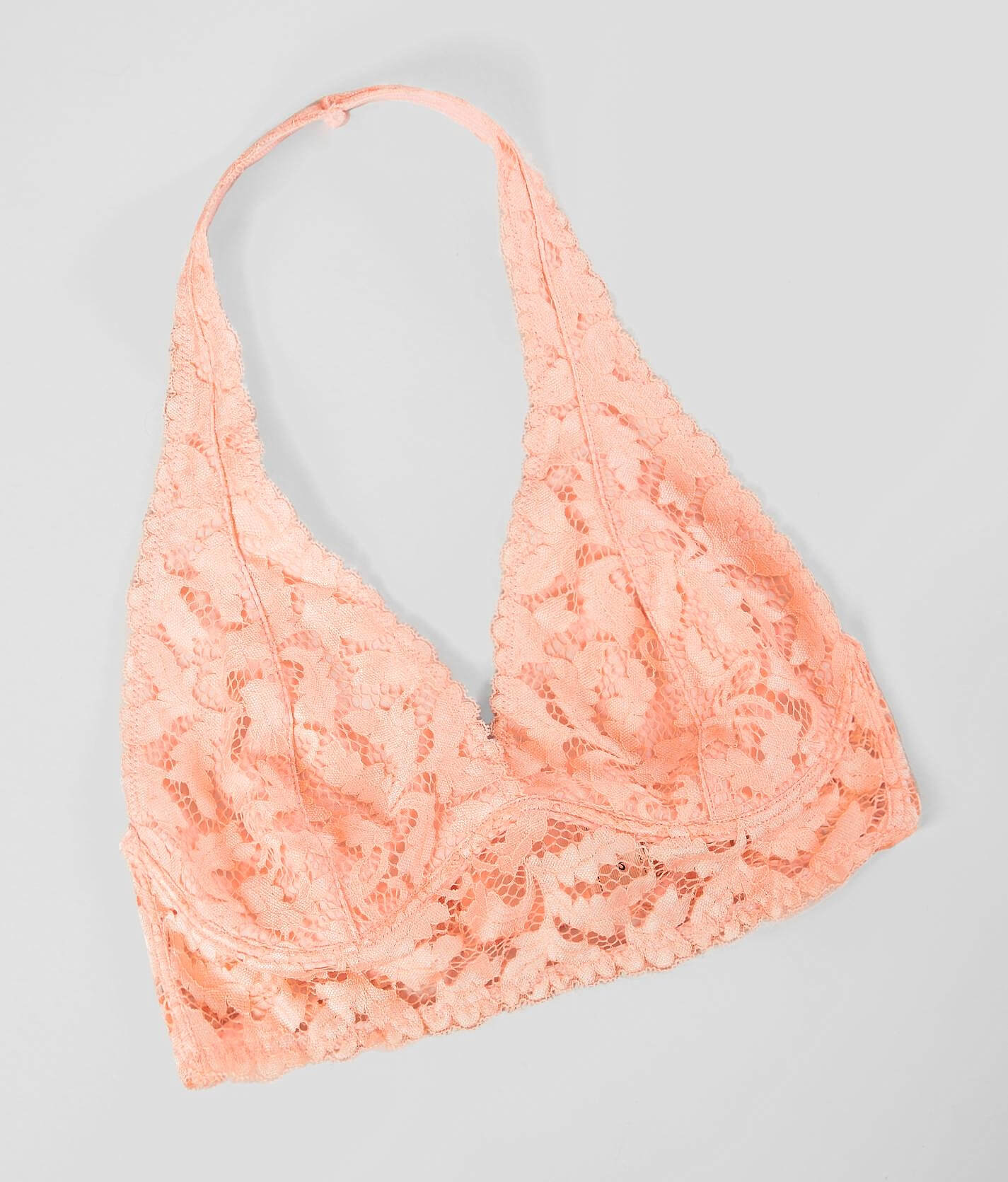 peach bralette