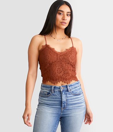 BKEssentials Floral Lace Brami front view