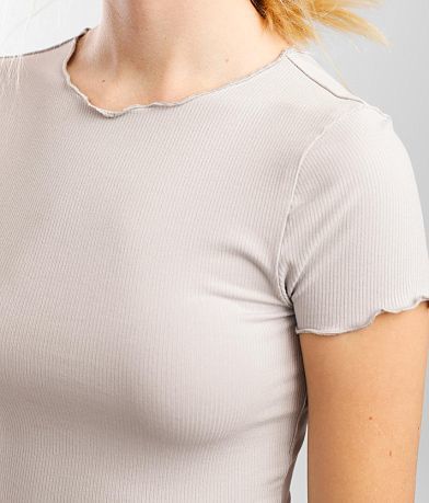 FITZ + EDDI Lettuce Trim Cropped Top misc detail 1 view