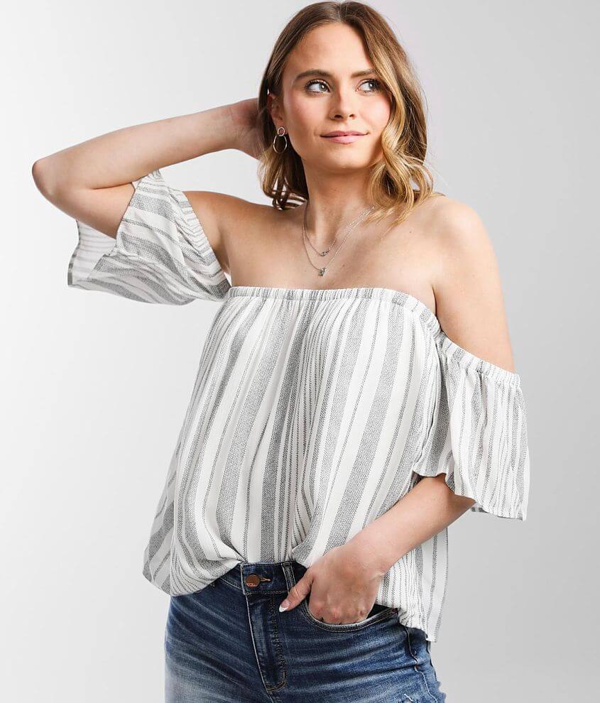 Buckle off best sale the shoulder tops