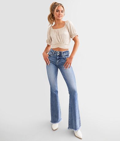 Willow &amp; Root Cropped Wrap Top MISC_DETAIL_2
