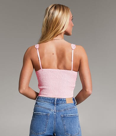 BKE core Lace Bralette back view