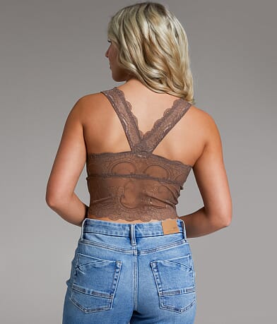 BKE core Lace Full Coverage Bralette BACK