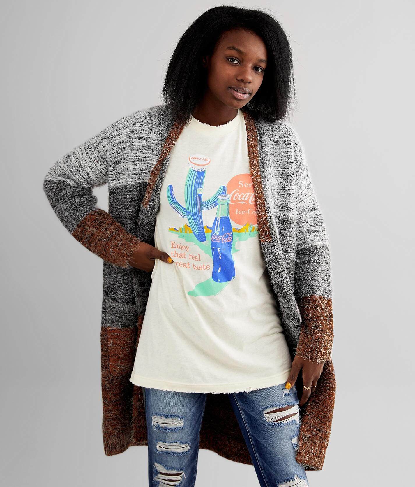 eyelash cardigan sweater