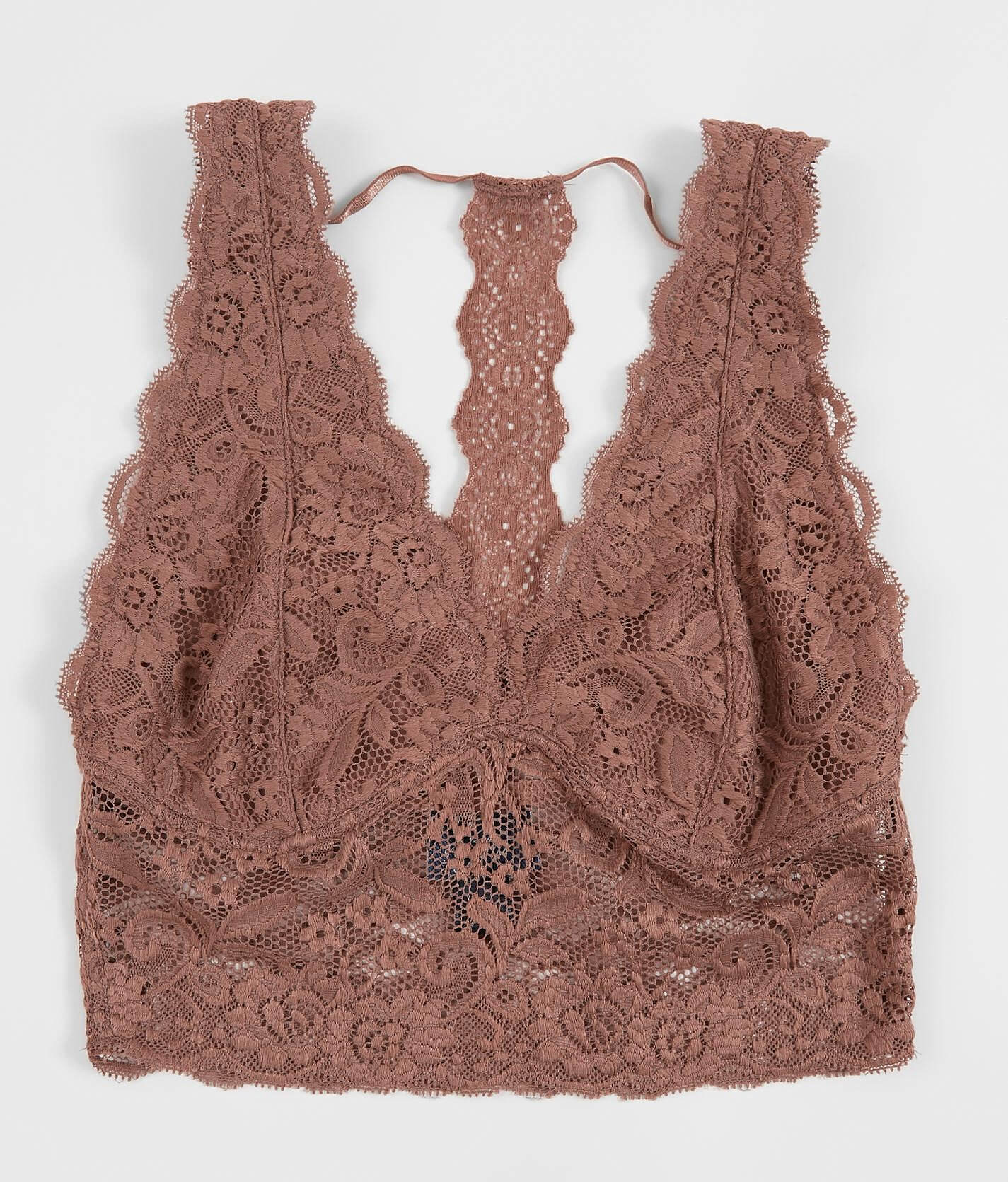 lace bralette around neck