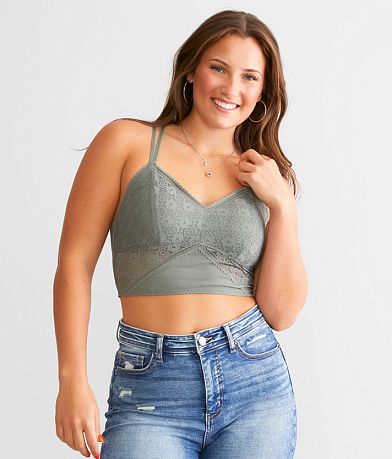 BKEssentials Floral Lace Full Coverage Bralette front view