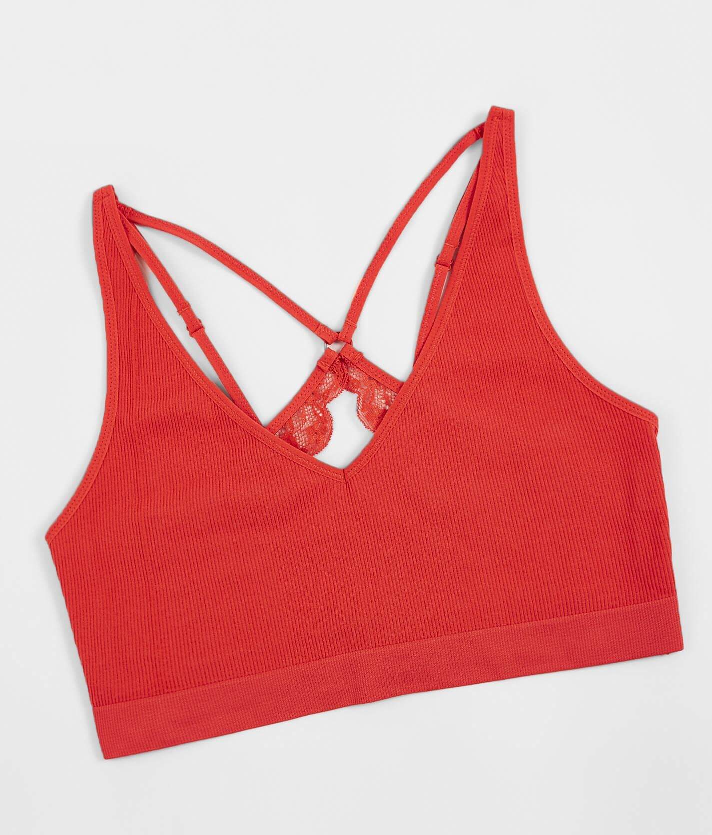 seamless v neck bralette