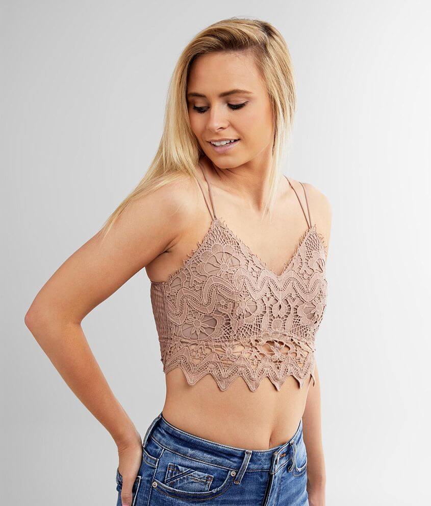 Willow Padded Low-Back Crop Bralette, Padded Bralettes