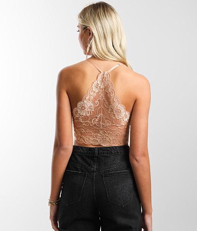 BKEssentials Full Coverage Lined Lace Bralette back view