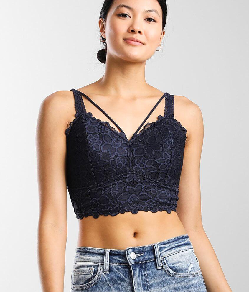 Daytrip Floral Lace Full Coverage Lined Bralette front view