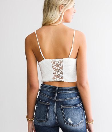 BKEssentials Metallic Lace Brami back view