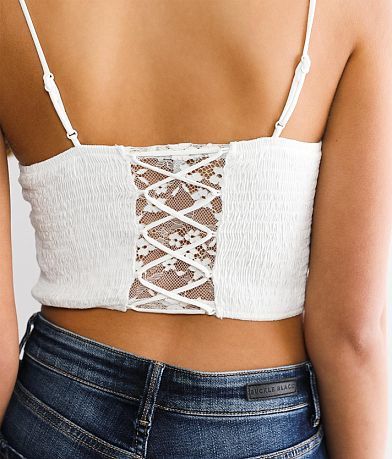 BKEssentials Metallic Lace Brami misc detail 2 view