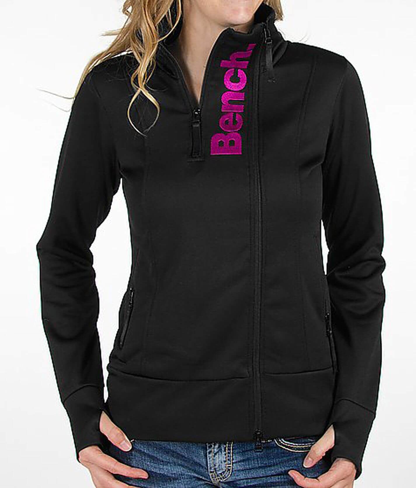 Bench Sporty Sandstone Tricot Track Jacket Women S Coats Jackets