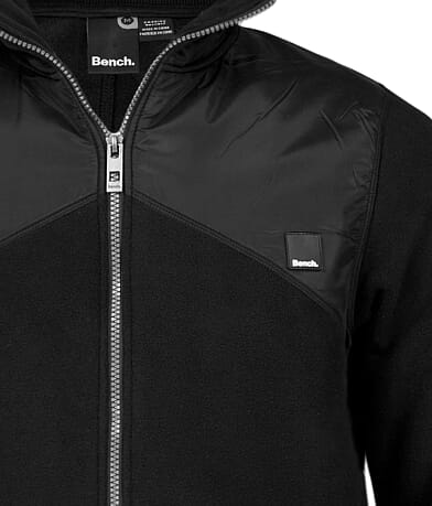Bench Hero Fleece Jacket front detail view