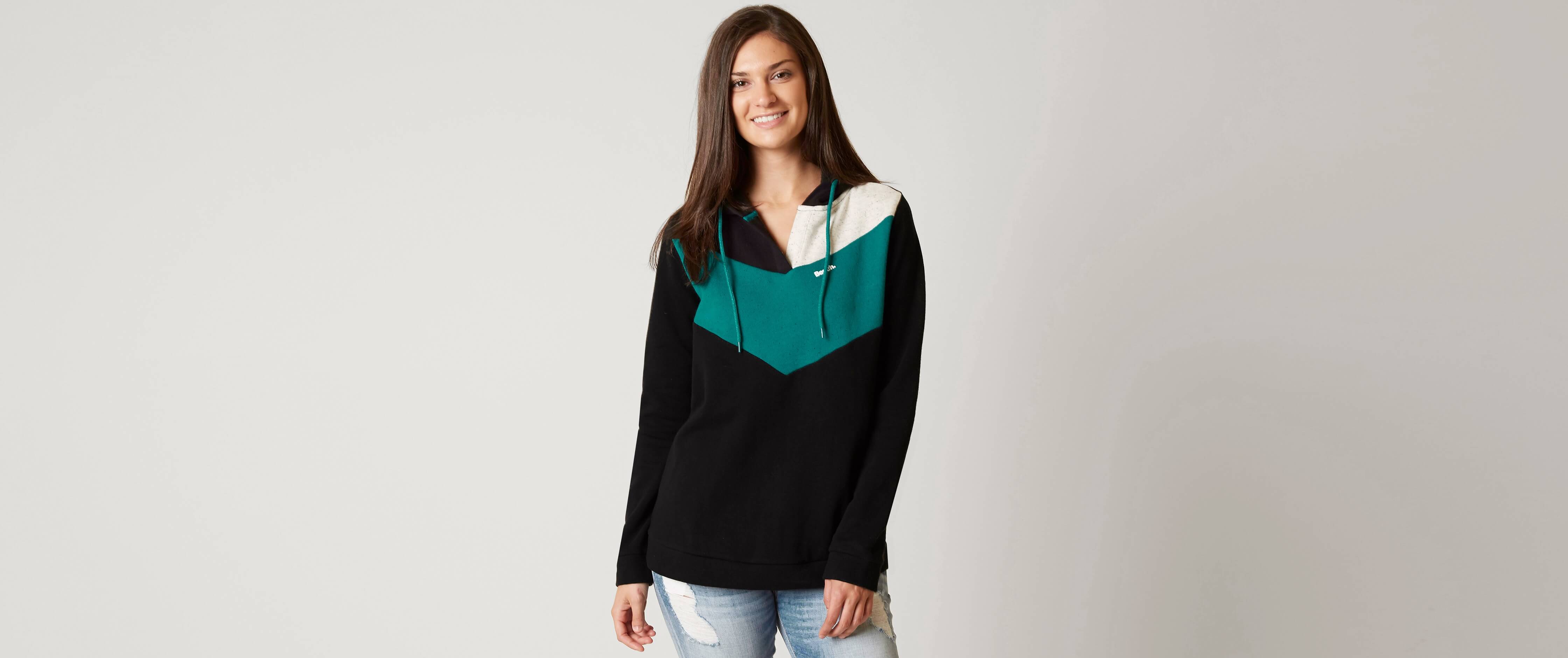 Bench Color Block Sweatshirt Women S Sweatshirts In Black Beauty