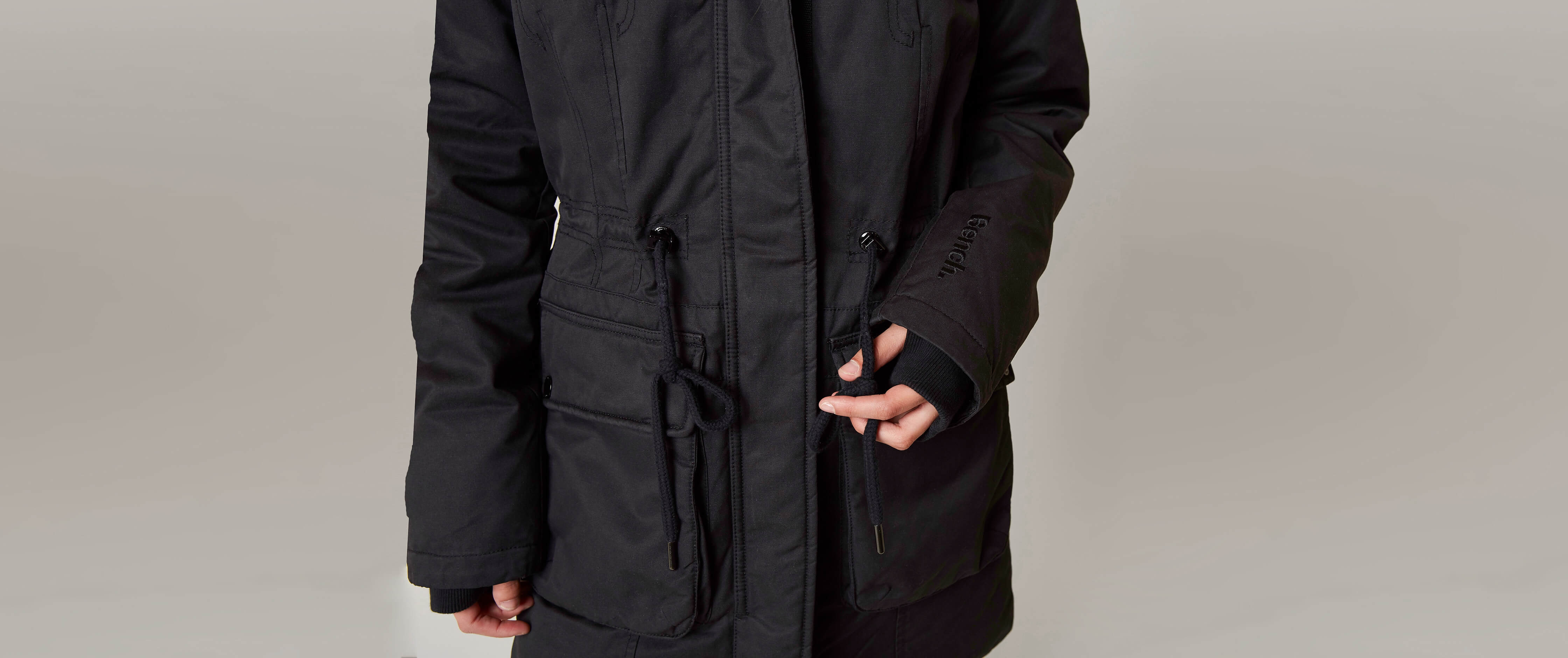 Bench Parka Coat Women S Coats Jackets In Black Beauty Buckle