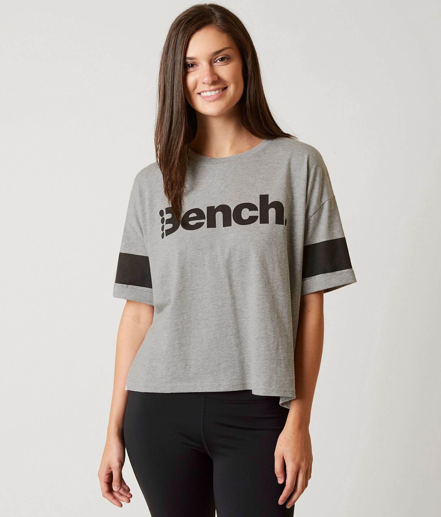| Graphic Bench T-Shirts Grey in Women\'s - Marl Buckle T-Shirt