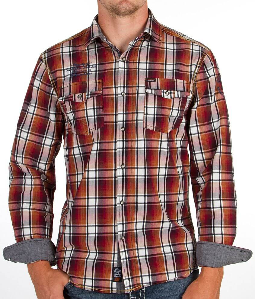 Point Zero Plaid Shirt front view