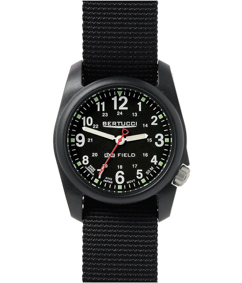 Bertucci DX3 Plus Field Watch - Men's Watches in Black | Buckle