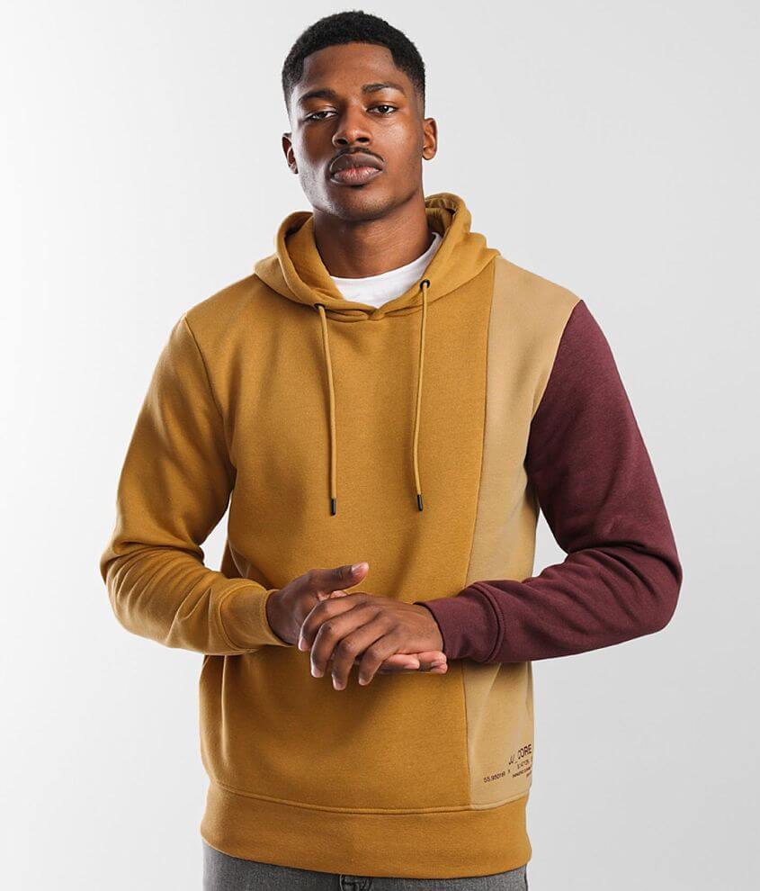 Jacku0026Jones® Brandt Hooded Sweatshirt - Men's Sweatshirts in Honey Mustard |  Buckle
