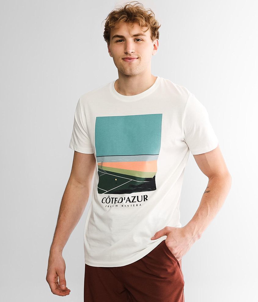 Jack&Jones® Magazine T-Shirt - Men's T-Shirts in Cloud Dancer | Buckle